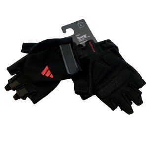 Adidas Training Essentials Fingerless Workout Gloves L Black